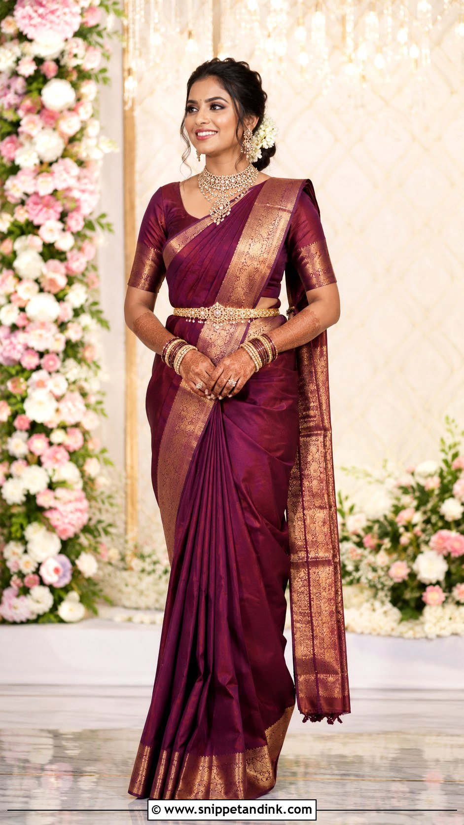 Reception Telugu Bride - Snippet and Ink - 25 Traditional Telugu Bride Ideas