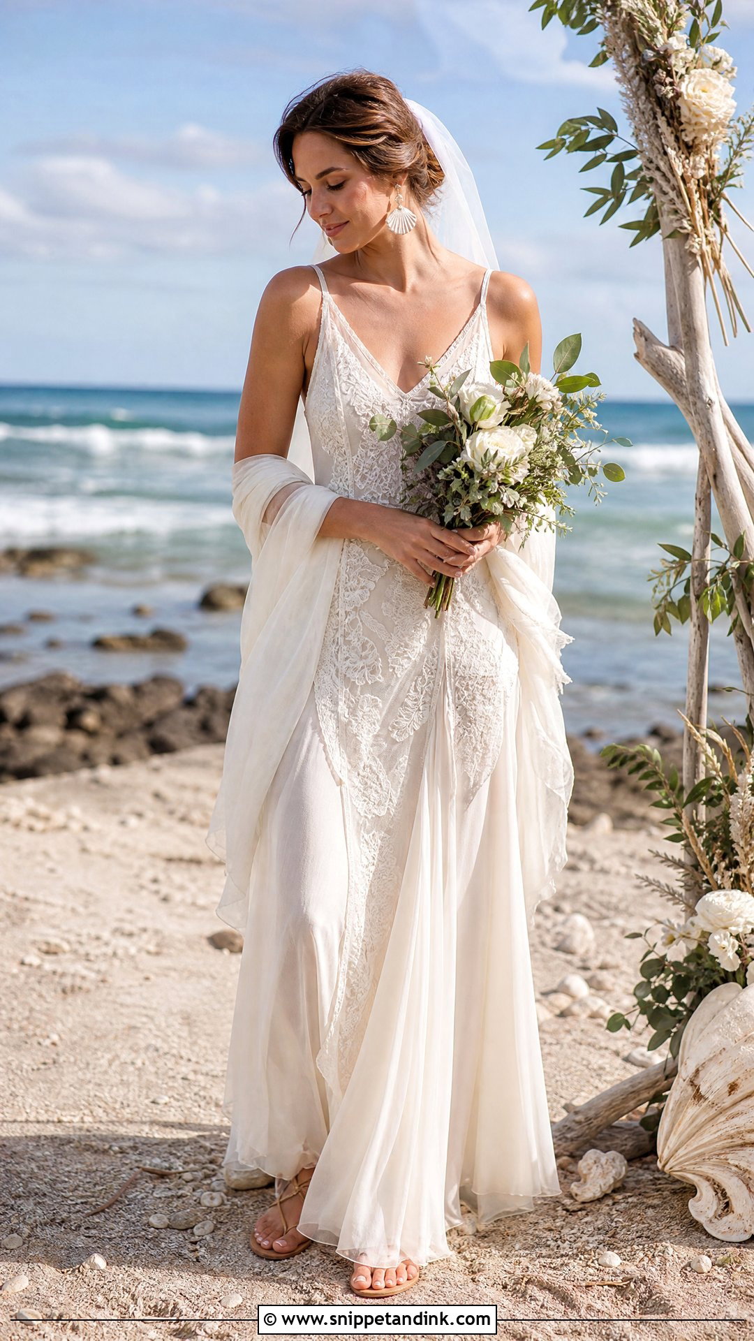 Recycled Beach Wedding Dress - Snippet and Ink - 20 Recycled Wedding Dress Ideas