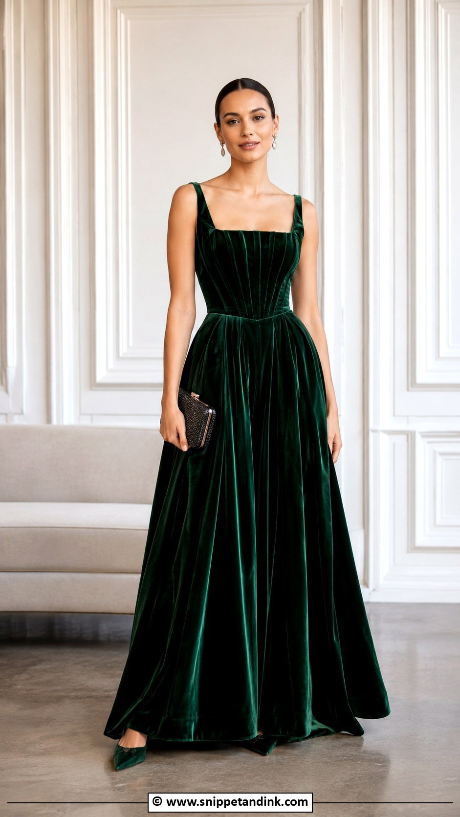 Recycled Curtain Gown - Snippet and Ink - 30 Recycled Gown Ideas
