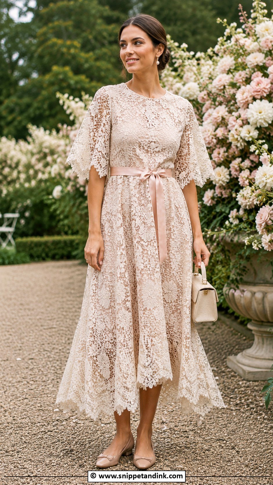 Recycled Tablecloth Lace Gown - Snippet and Ink - 30 Recycled Gown Ideas