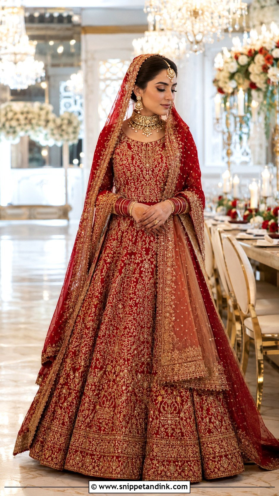 Red Agha Noor Bridal Lehenga - Snippet and Ink - 20 Agha Noor Bridal Ideas