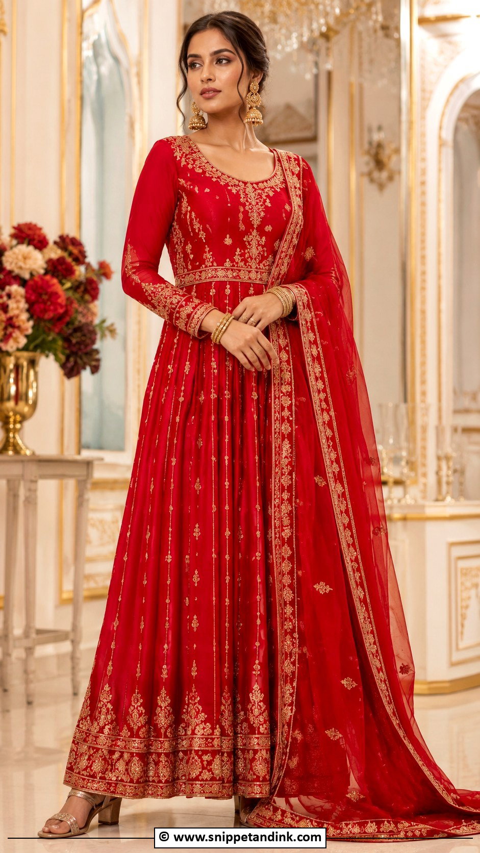 Red Anarkali Dress for Wedding - Snippet and Ink - 30 Anarkali Dress for Wedding Ideas