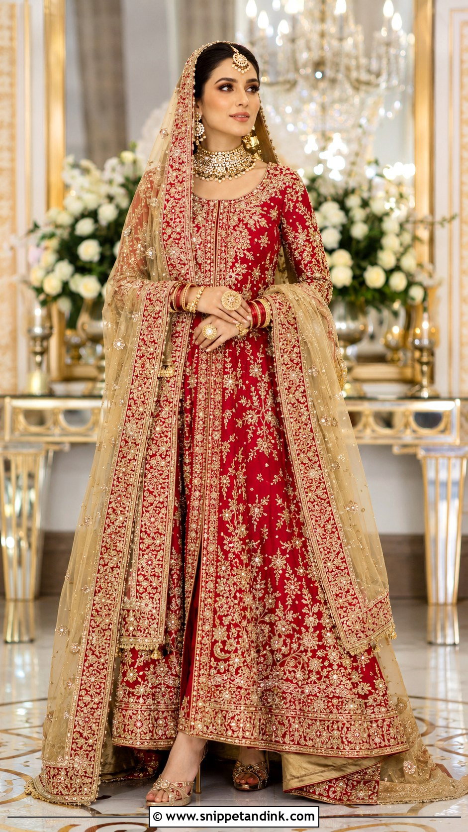 Red Bridal Lehenga Pakistan - Snippet and Ink - 25 Bridal Dresses Pakistan