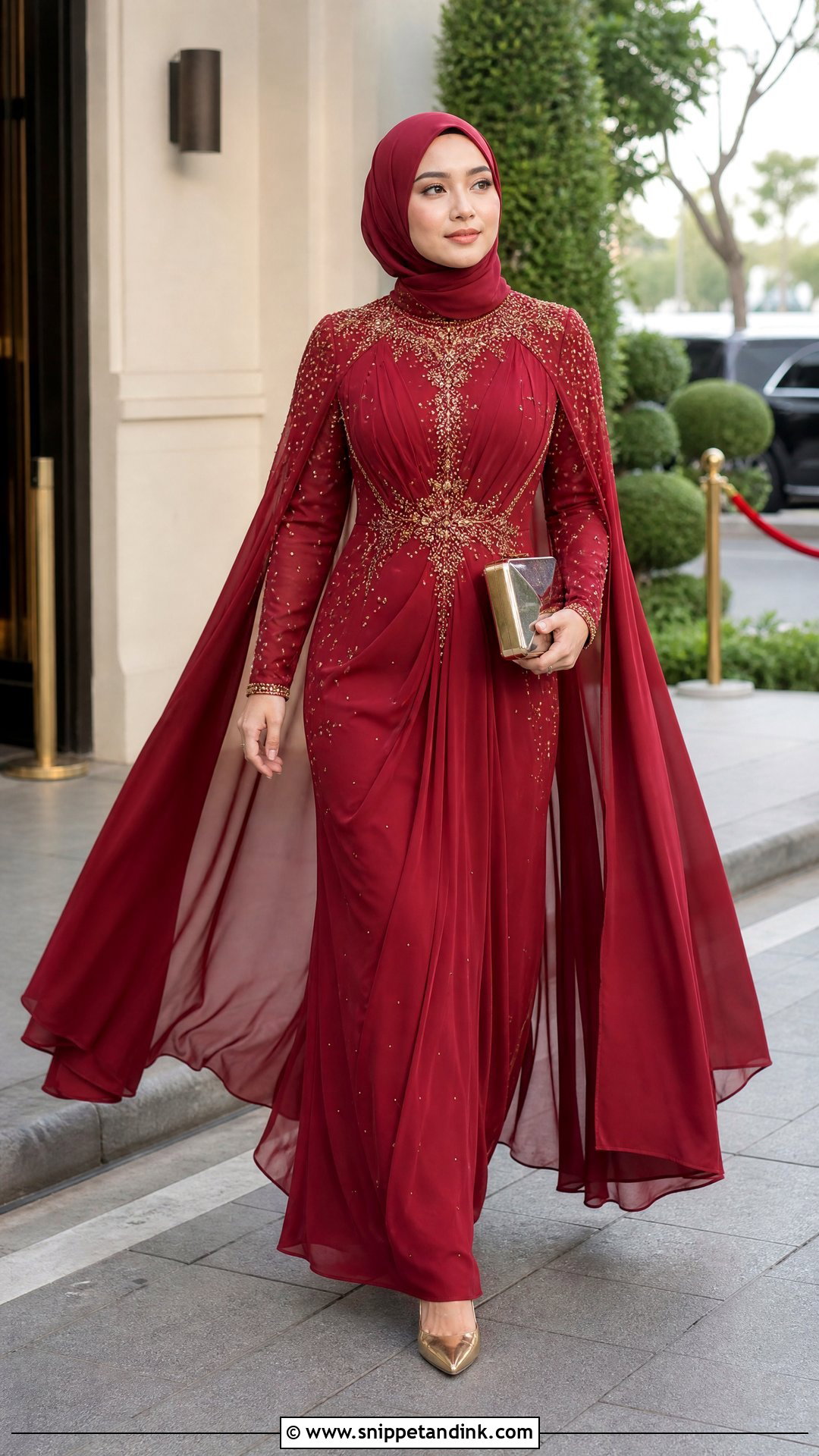 Red Hijabi Princess Dress - Snippet and Ink - 20 Hijabi Princess Dress Ideas