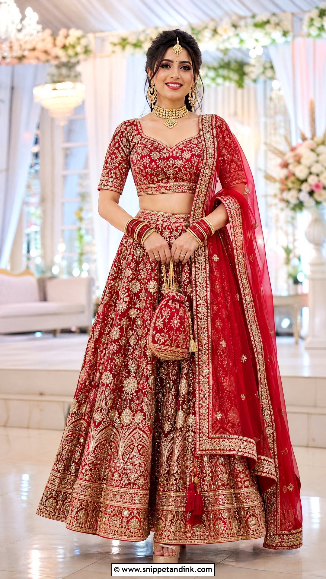 Red Lehenga Choli Outfit - Snippet and Ink - 25 Red Indian Dress Outfit Ideas