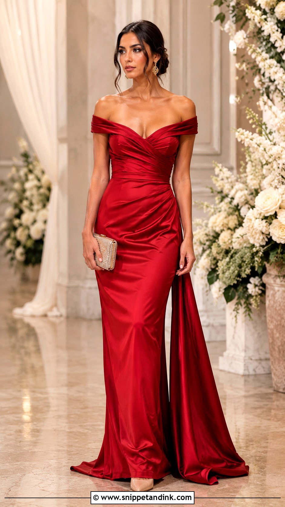 Red Mafia Wedding Dress - Snippet and Ink - 25 Mafia Wedding Dress Ideas