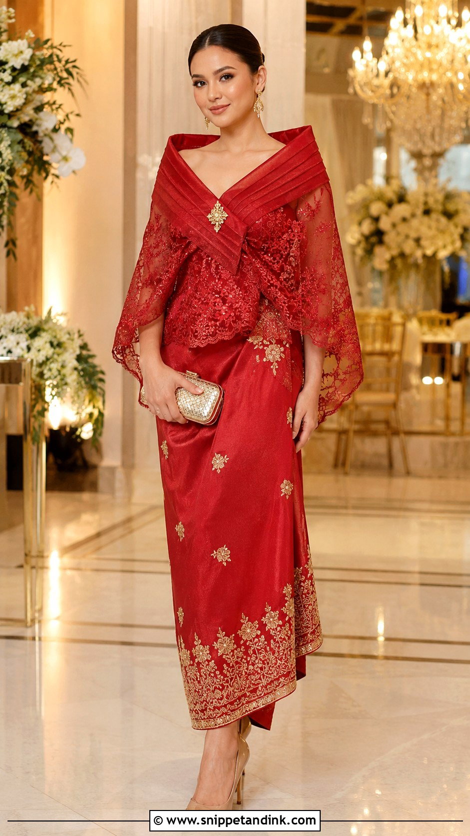 Red Maria Clara Gown - Snippet and Ink - 25 Maria Clara Gown Ideas