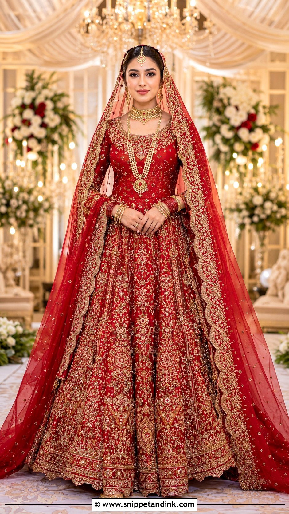 Red Pakistani Bridal Lehenga - Snippet and Ink - 20 Desi Wedding Dresses Pakistani Bridal