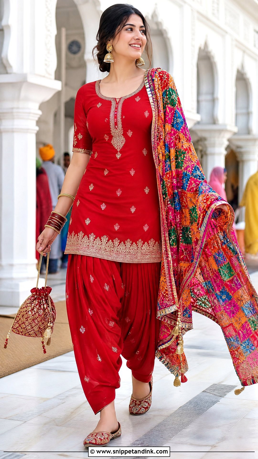 Red Punjabi Suit Outfit - Snippet and Ink - 25 Red Indian Dress Outfit Ideas