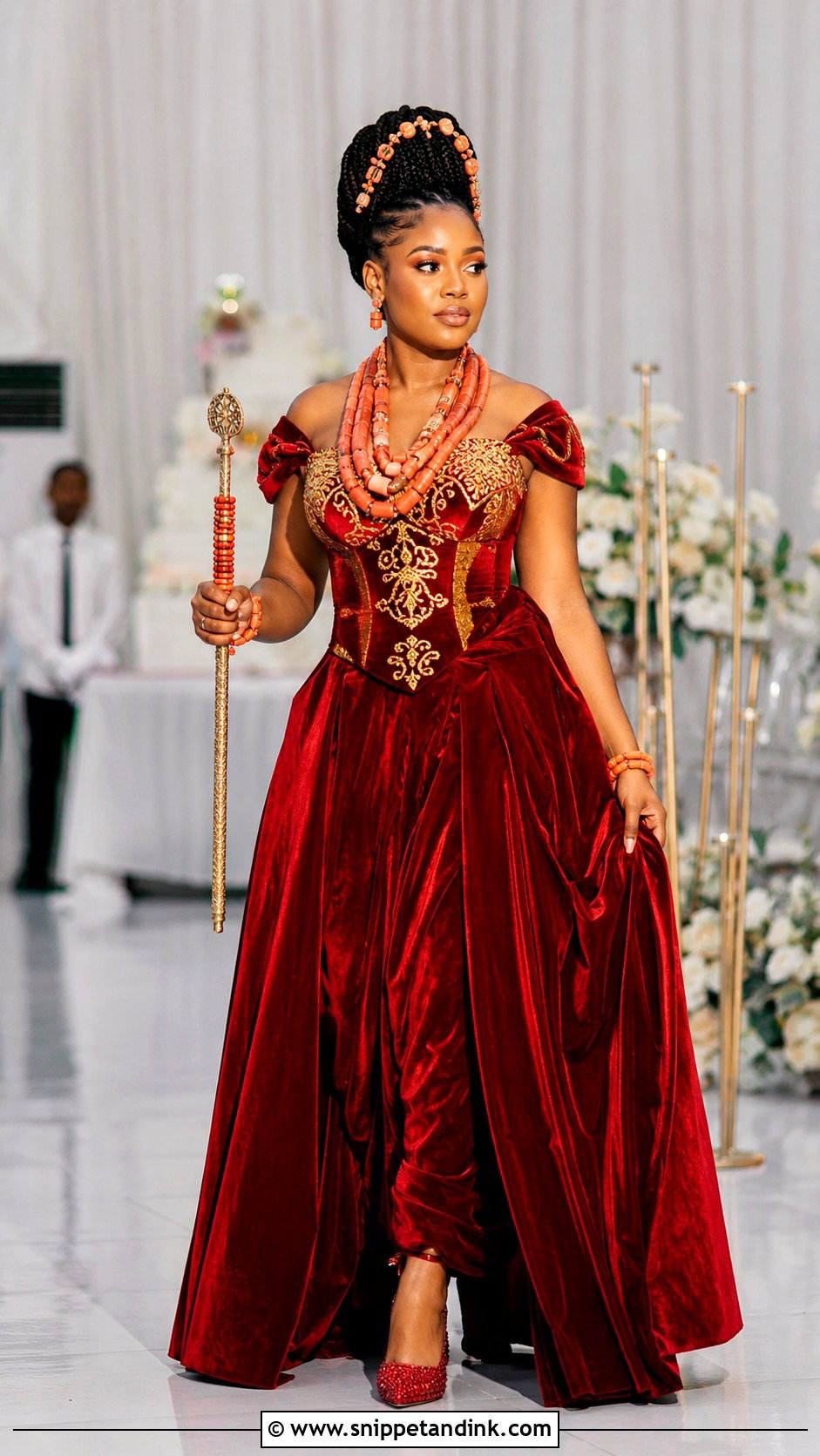Red Velvet Onyonyo Calabar Attire - Snippet and Ink - 20 Calabar Traditional Attire Ideas