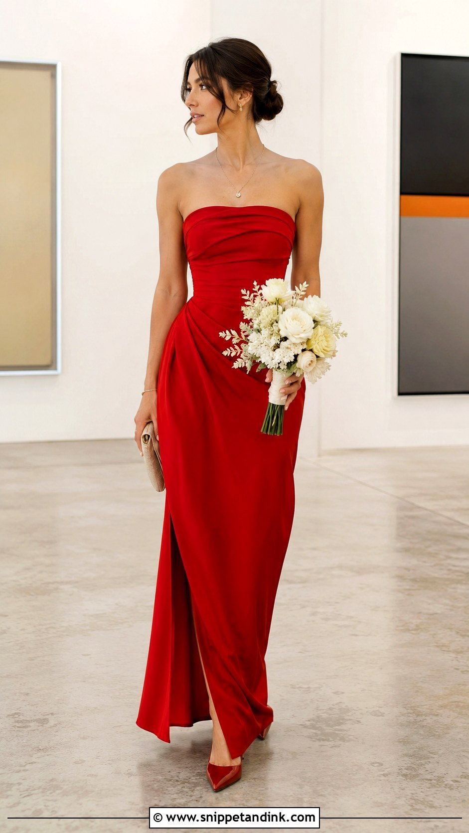 Red Wedding Dress - Snippet and Ink - 20 Anti Bride Wedding Dress Ideas