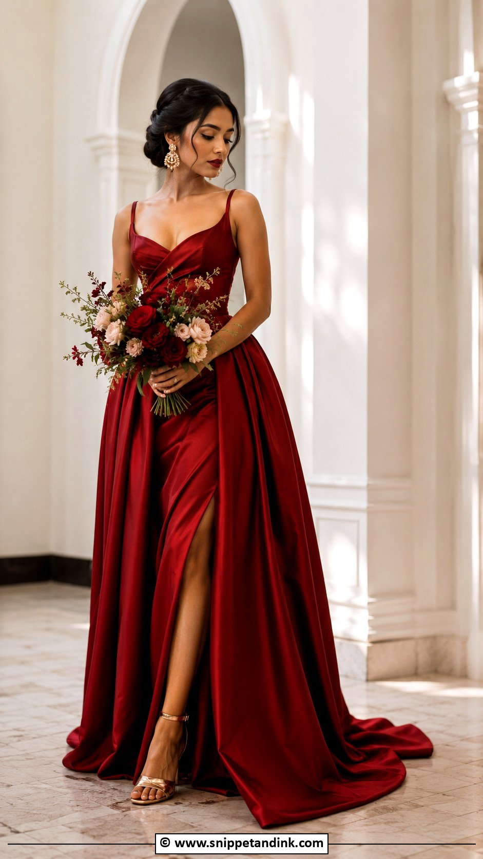 Red Wedding Dress - Snippet and Ink - 25 Eclectic Wedding Dress Ideas