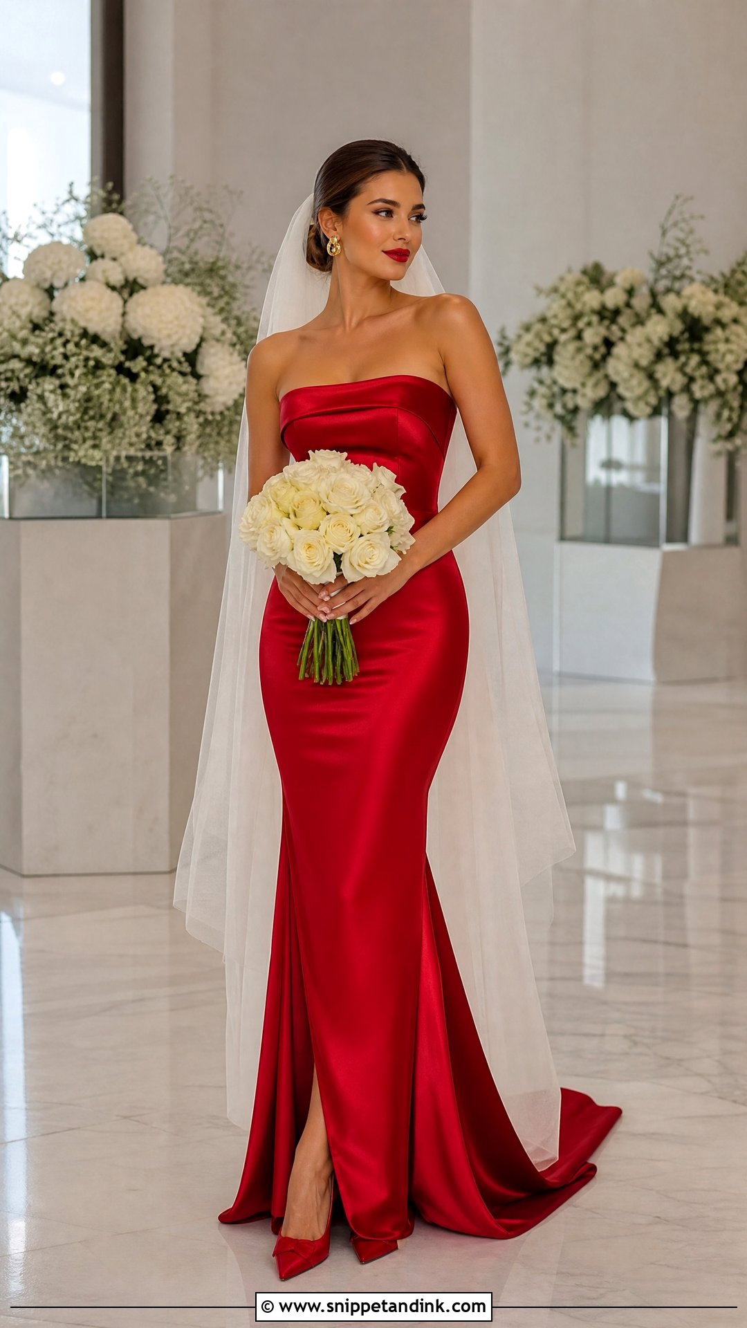 Red Wedding Dress - Snippet and Ink - 20 Non Conventional Wedding Dress Ideas