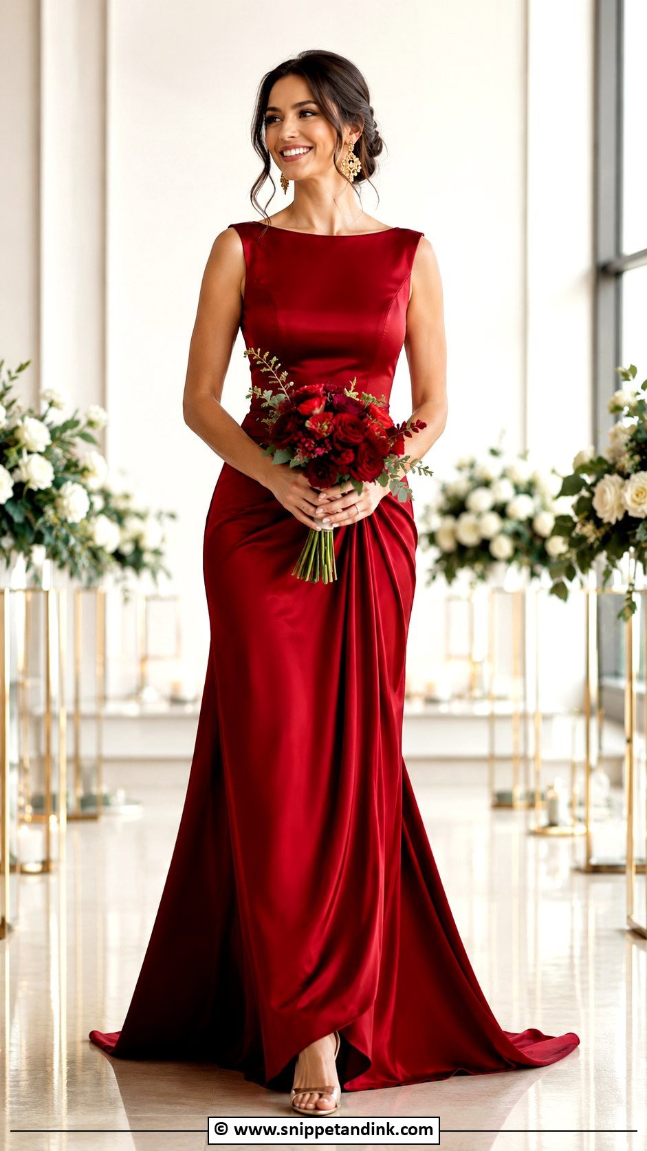 Red Wedding Dress - Snippet and Ink - 25 Untraditional Wedding Dress Ideas