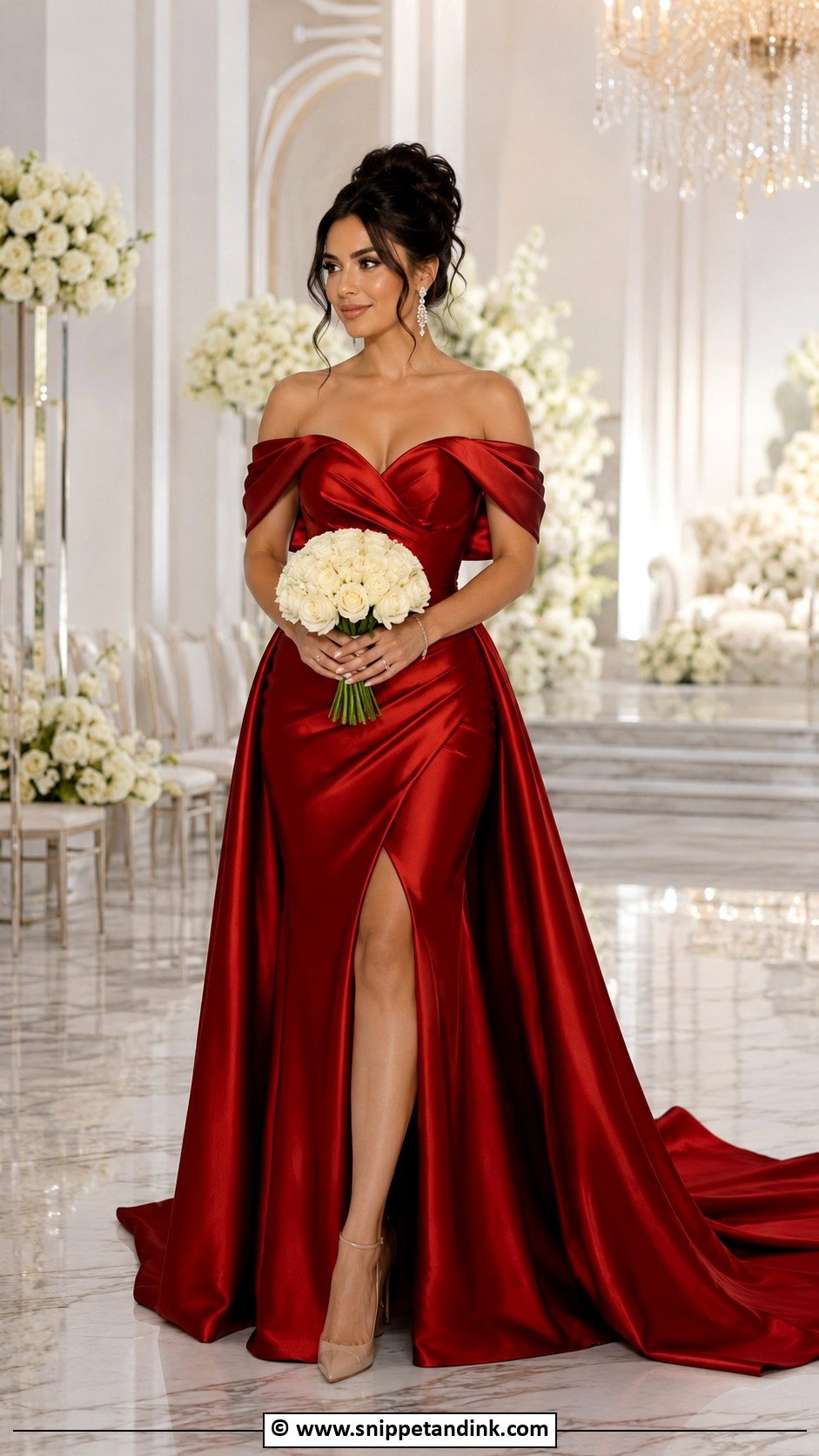 Red Wedding Dress - Snippet and Ink - 30 Alternative Wedding Dress Ideas