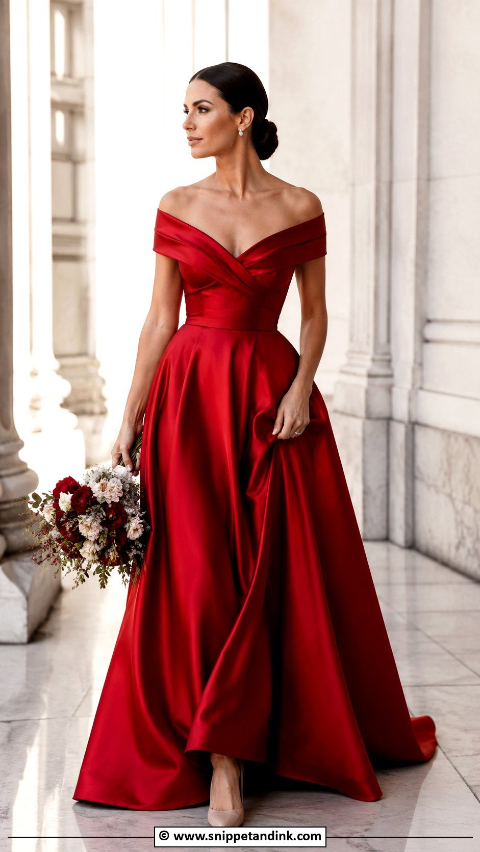 Red Wedding Dress - Snippet and Ink - 30 Unconventional Wedding Dress Ideas