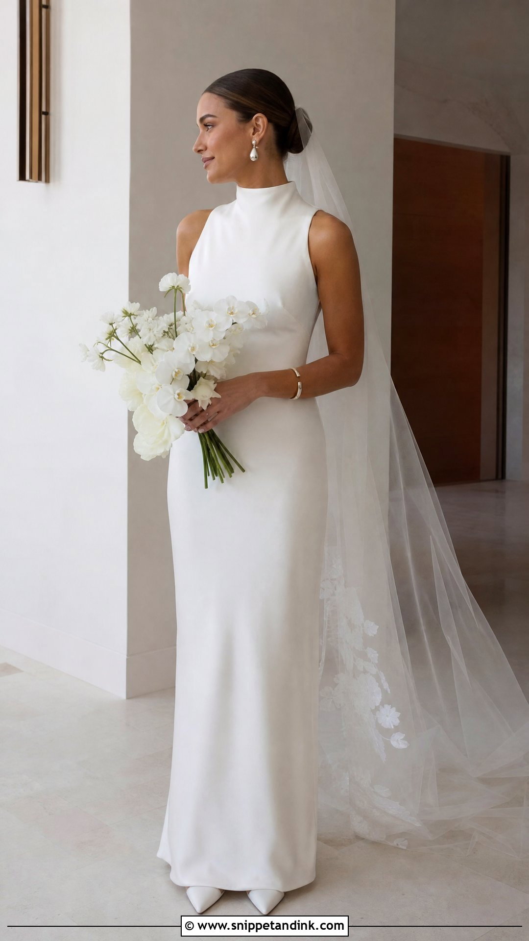Reformation High Neck Wedding Dress - Snippet and Ink - 20 Reformation Wedding Dress Ideas