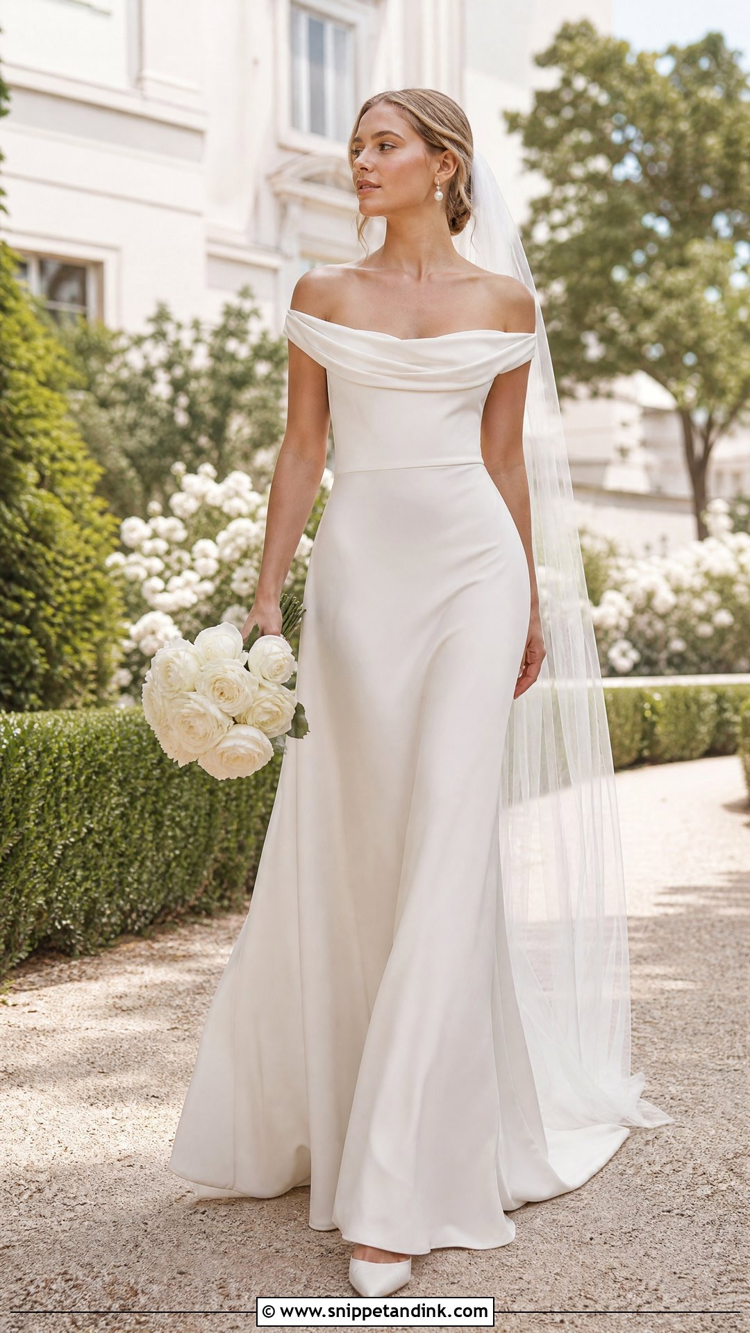 Reformation Off Shoulder Wedding Dress - Snippet and Ink - 20 Reformation Wedding Dress Ideas