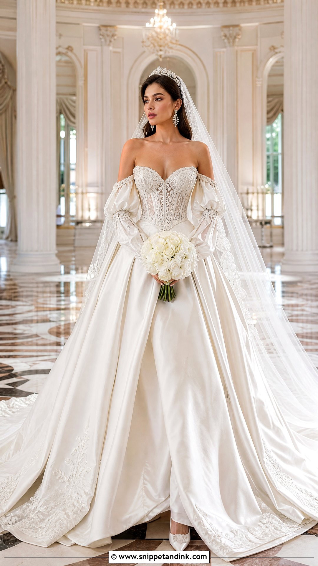 Regal Corset Ball Gown - Snippet and Ink - 20 2026 Bridal Gowns