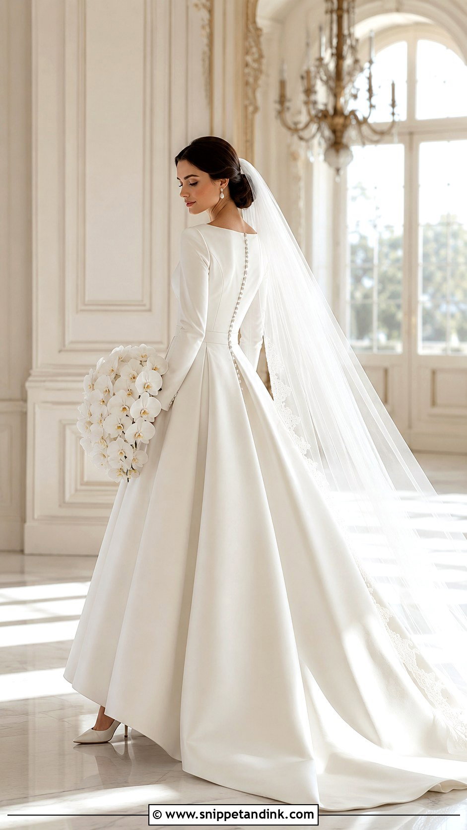 Regal Mikado Wedding Dress - Snippet and Ink - 20 Fairytail Wedding Dresses