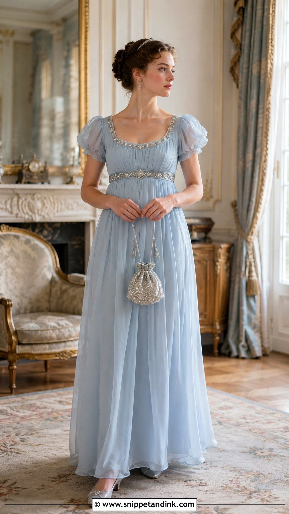 Regency Empire Waist Gown - Snippet and Ink - 20 Fairy Tale Gown Ideas