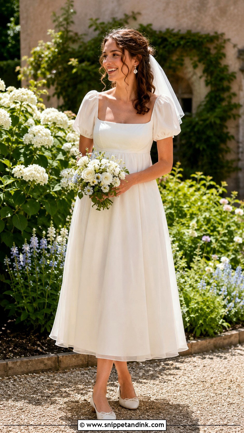 Regency Tea Length Wedding Dress - Snippet and Ink - 25 Regency Wedding Dress Ideas