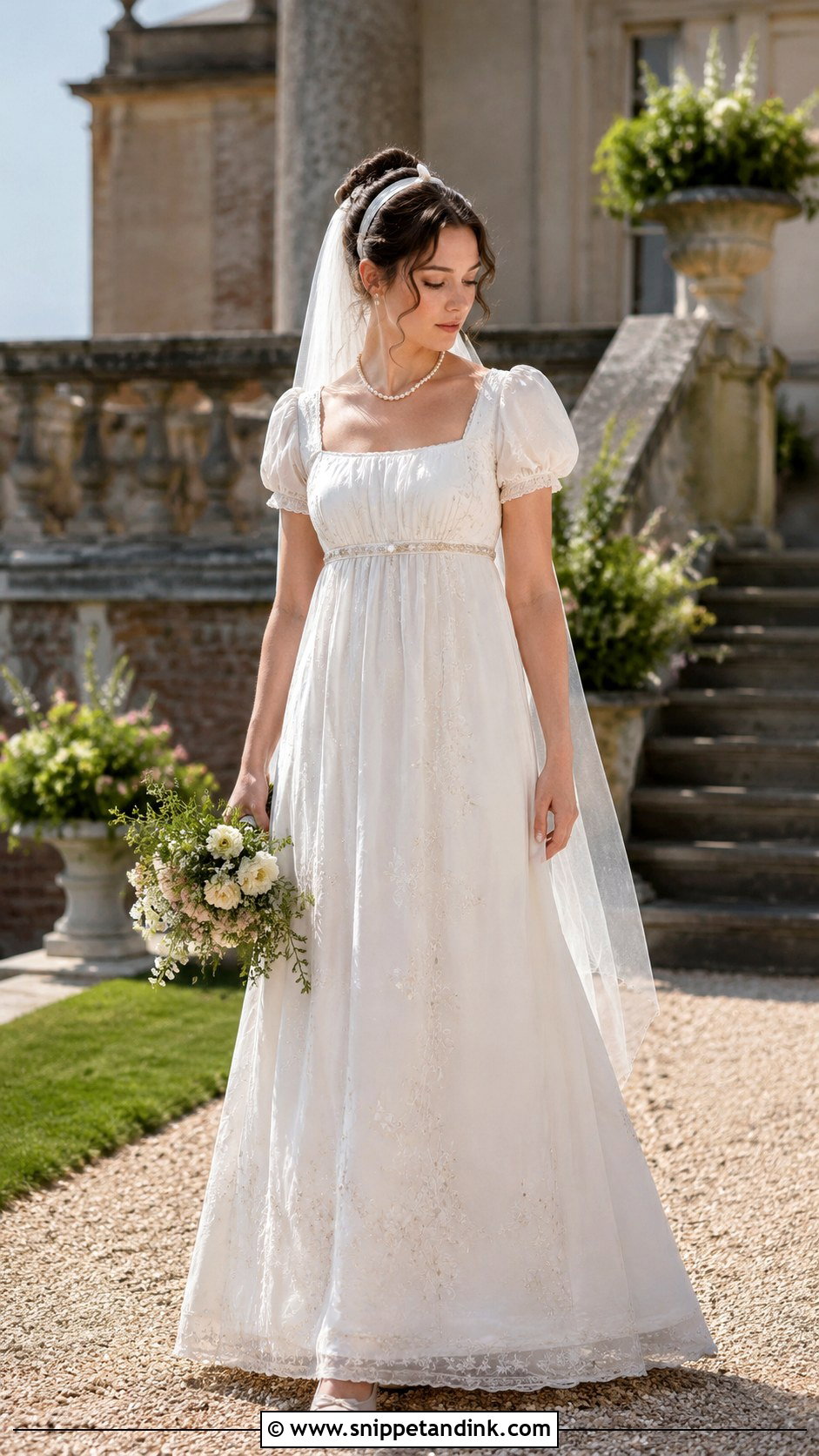 Regency Wedding Dress - Snippet and Ink - 25 Historical Wedding Dresses