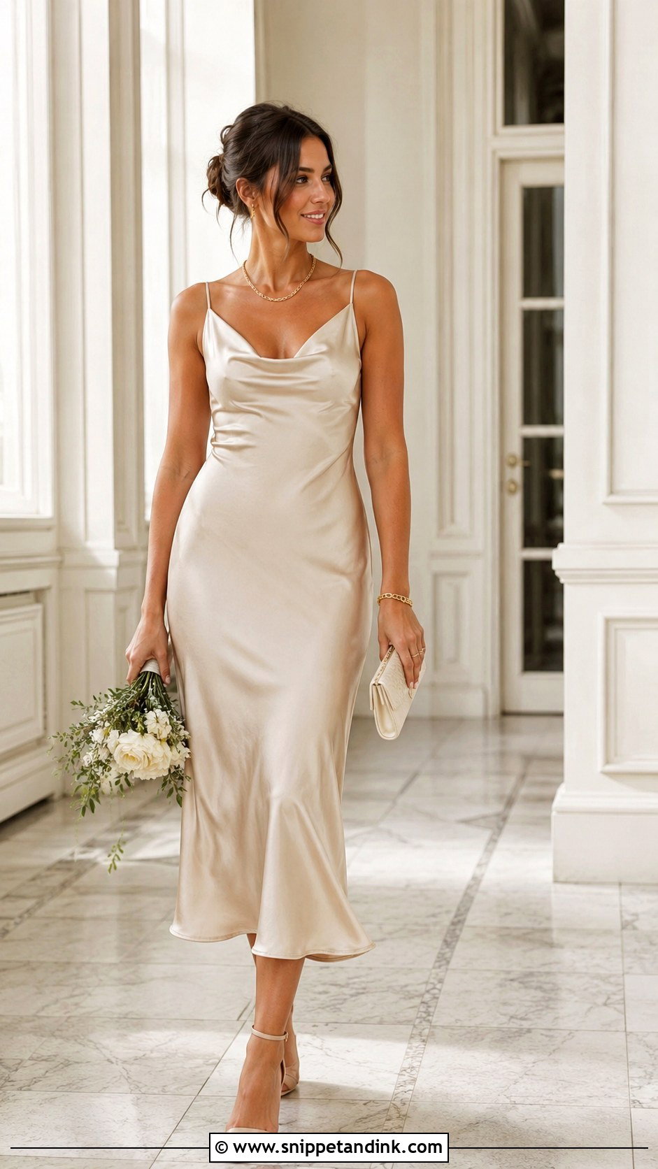 Registry Office Champagne Dress - Snippet and Ink - 30 Registry Office Wedding Dress Ideas