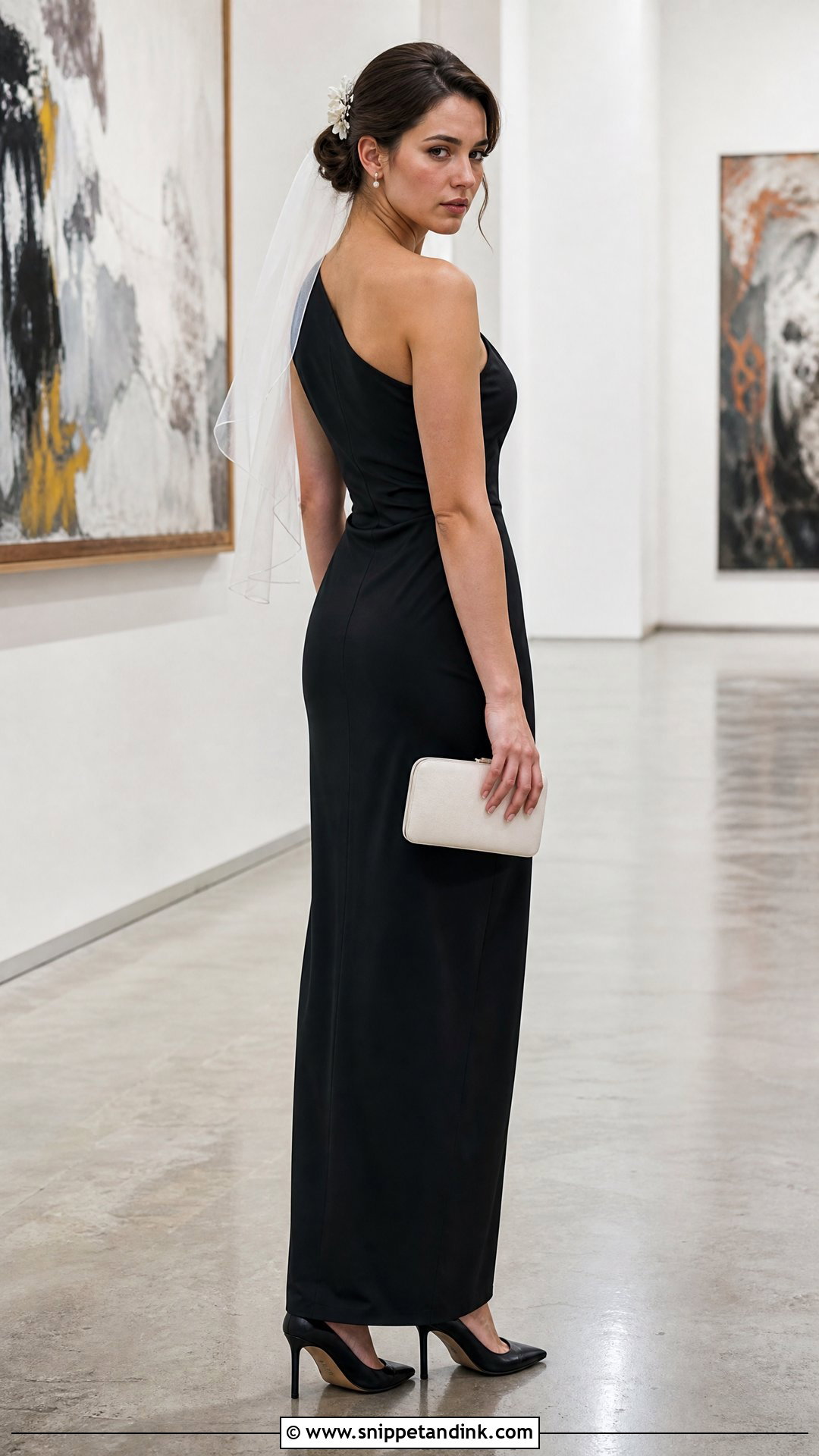 Reluctant Bride Black Wedding Dress Outfit - Snippet and Ink - 20 Reluctant Bride Ideas