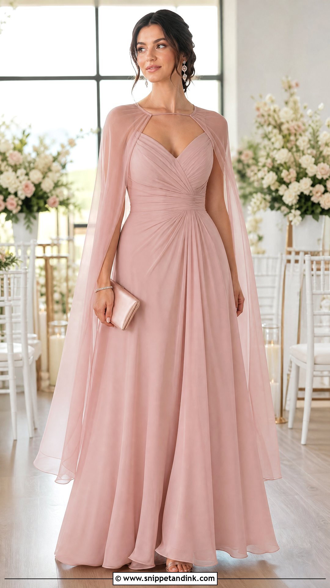 Reluctant Bride Blush Pink Gown Outfit - Snippet and Ink - 20 Reluctant Bride Ideas
