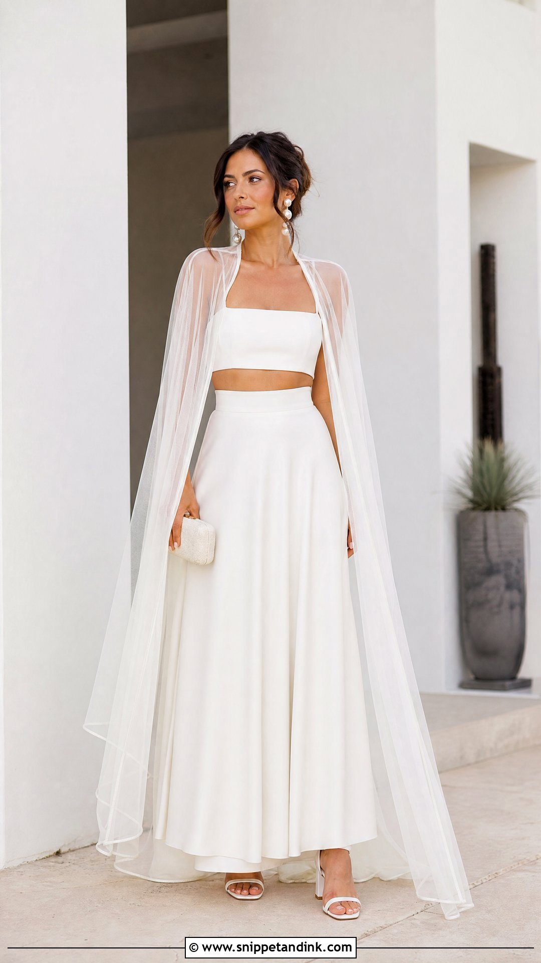 Reluctant Bride Two Piece Wedding Outfit - Snippet and Ink - 20 Reluctant Bride Ideas