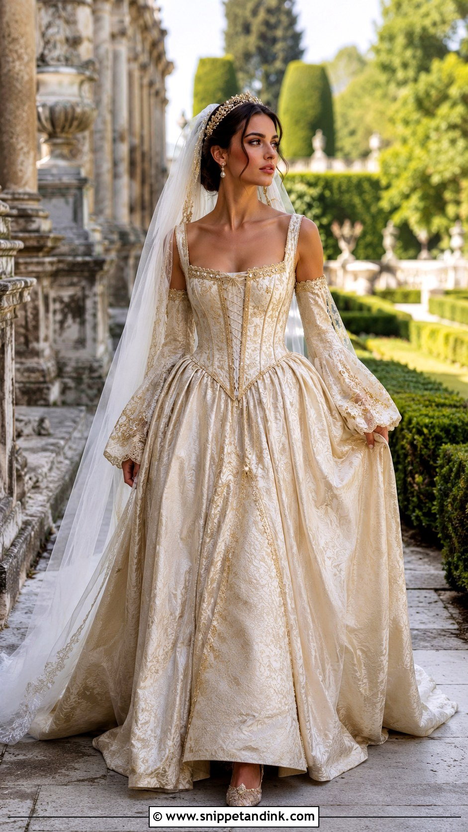 Renaissance Goddess Wedding Dress - Snippet and Ink - 20 Fantasy Goddesses Wedding Dress Ideas