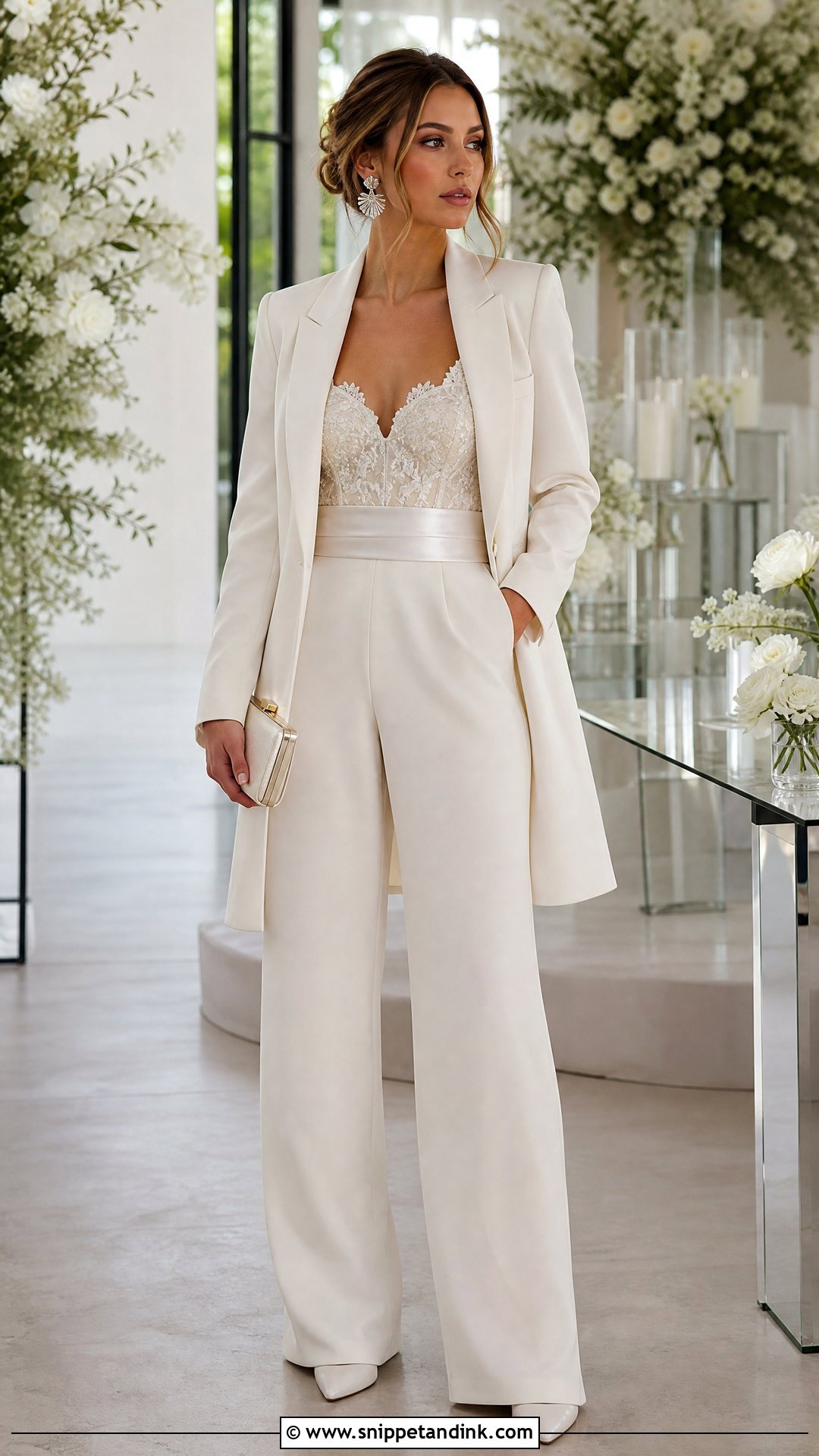 Repurposed Wedding Dress Jumpsuit - Snippet and Ink - 25 Repurposed Wedding Dress Ideas