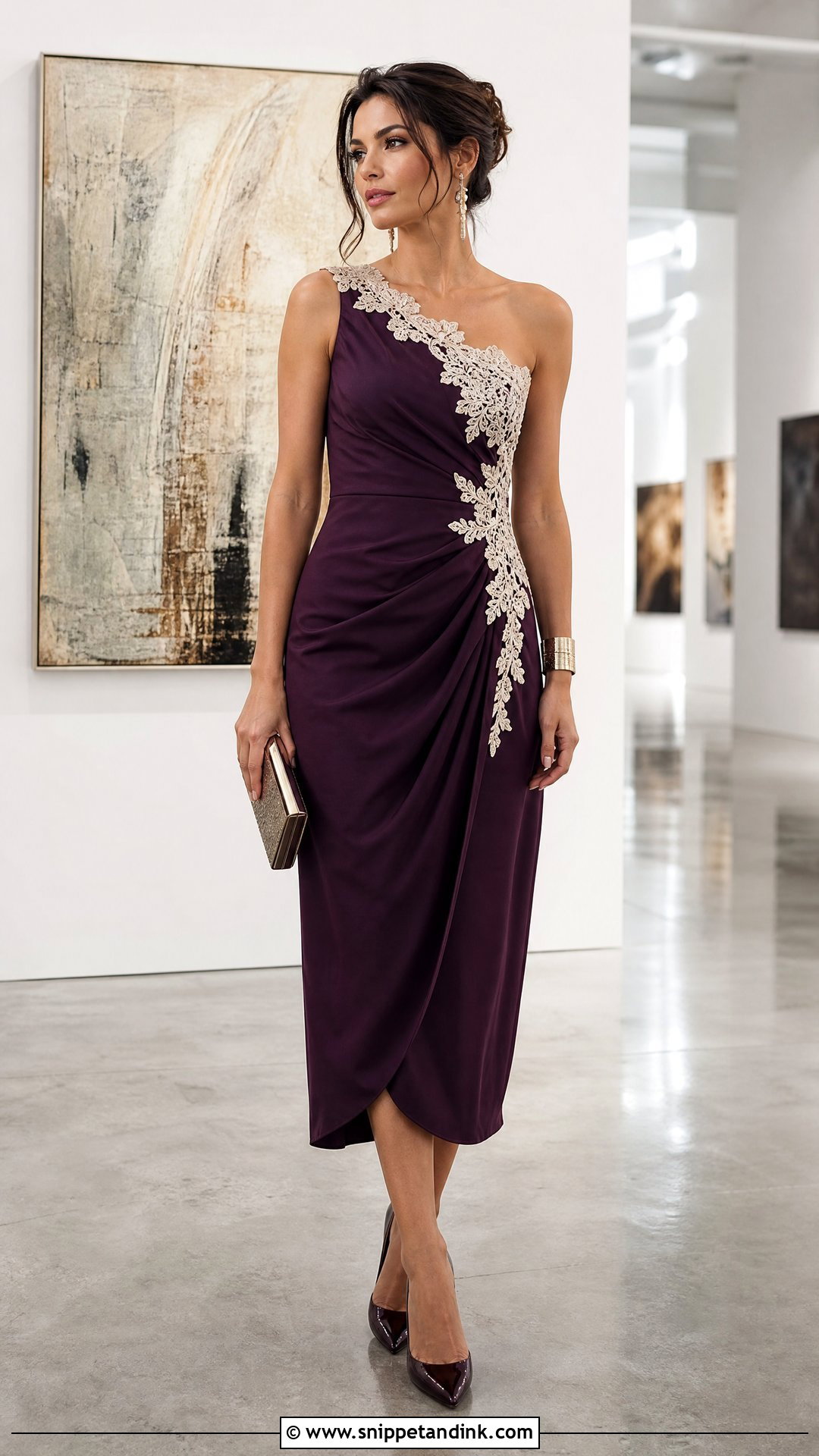 Repurposed Wedding Dress One Shoulder Dress - Snippet and Ink - 25 Repurposed Wedding Dress Ideas