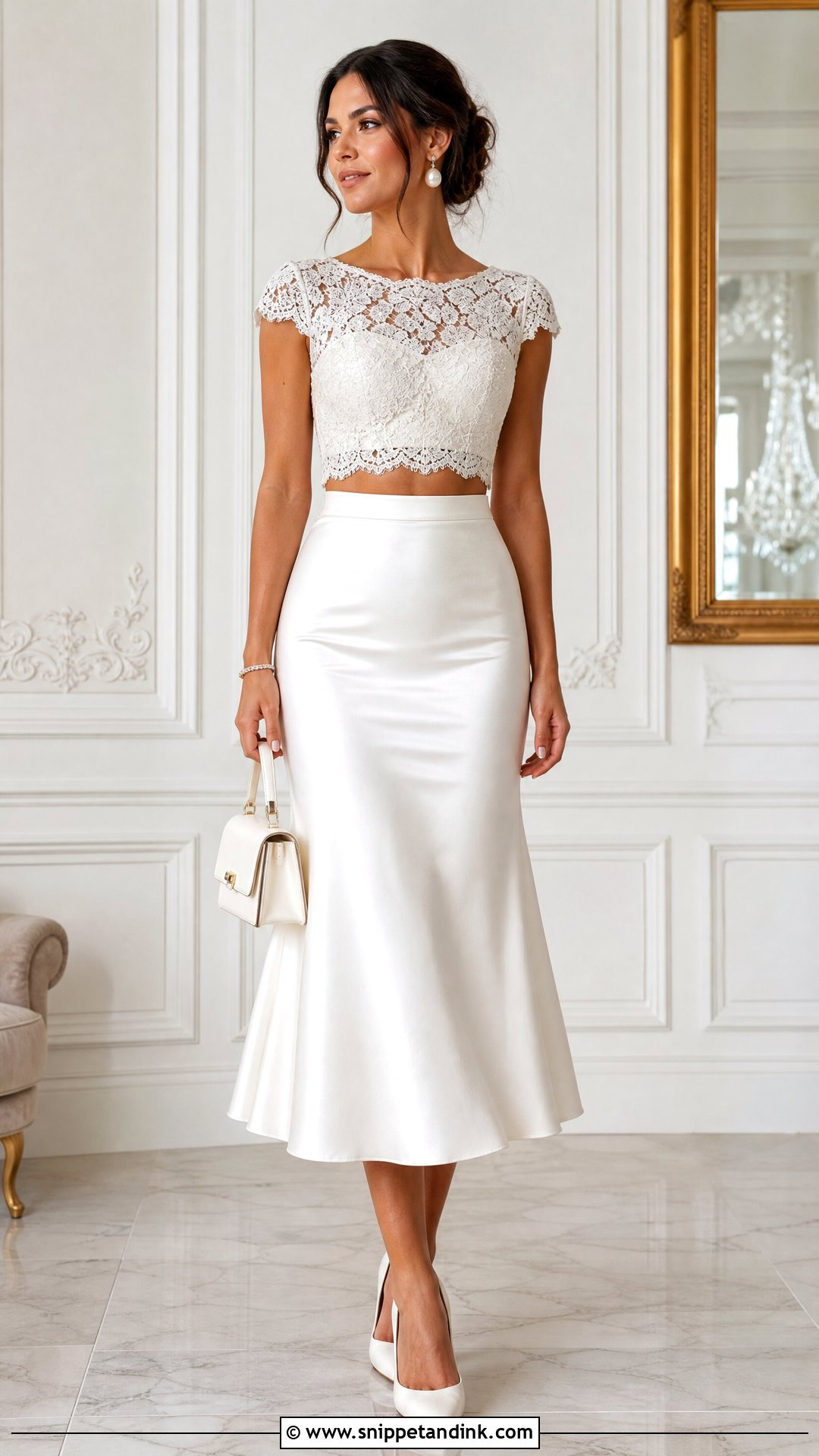 Repurposed Wedding Dress Two Piece Set - Snippet and Ink - 25 Repurposed Wedding Dress Ideas