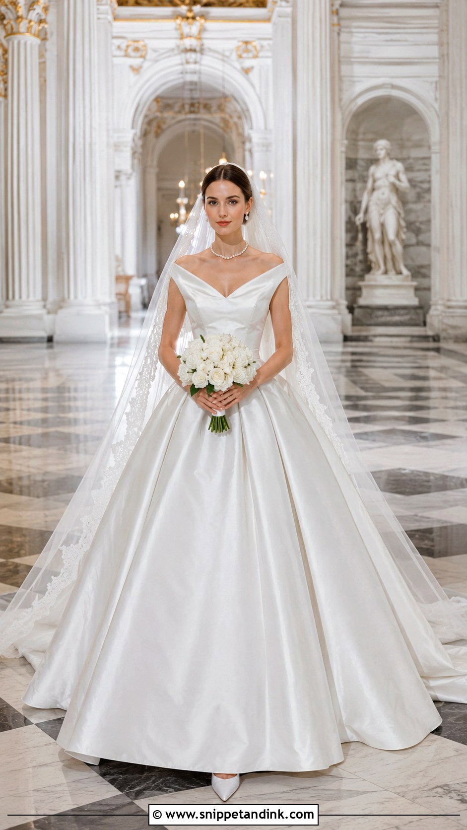 Retro Ball Gown Wedding Dress - Snippet and Ink - 25 Retro Wedding Dress Ideas