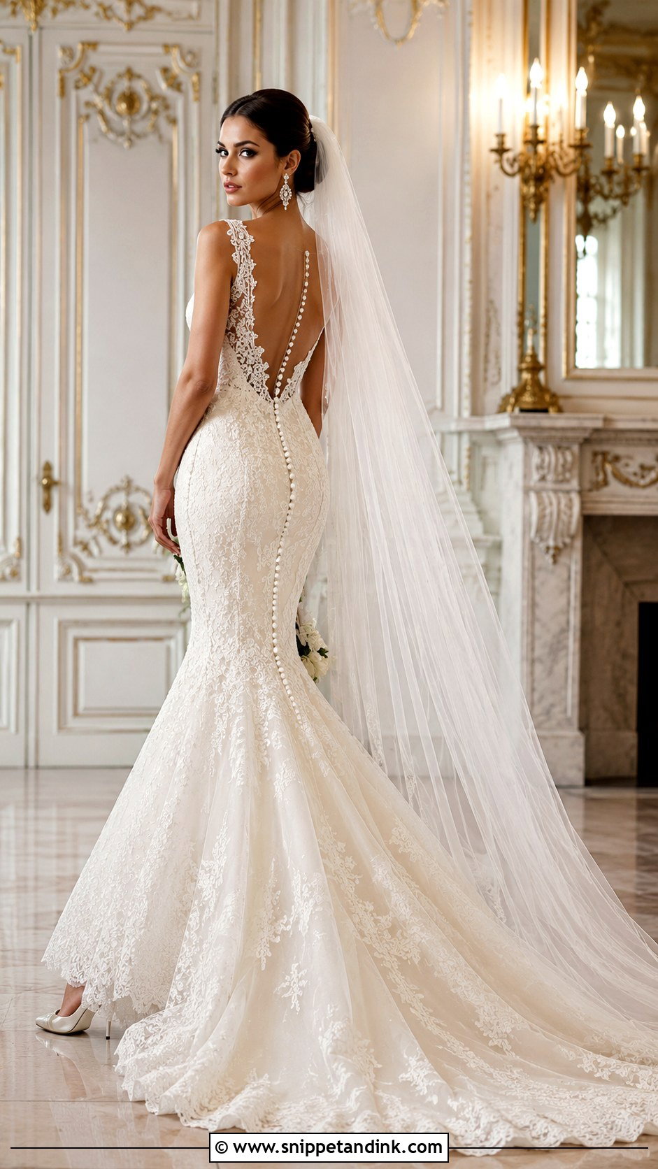Retro Mermaid Wedding Dress - Snippet and Ink - 25 Retro Wedding Dress Ideas