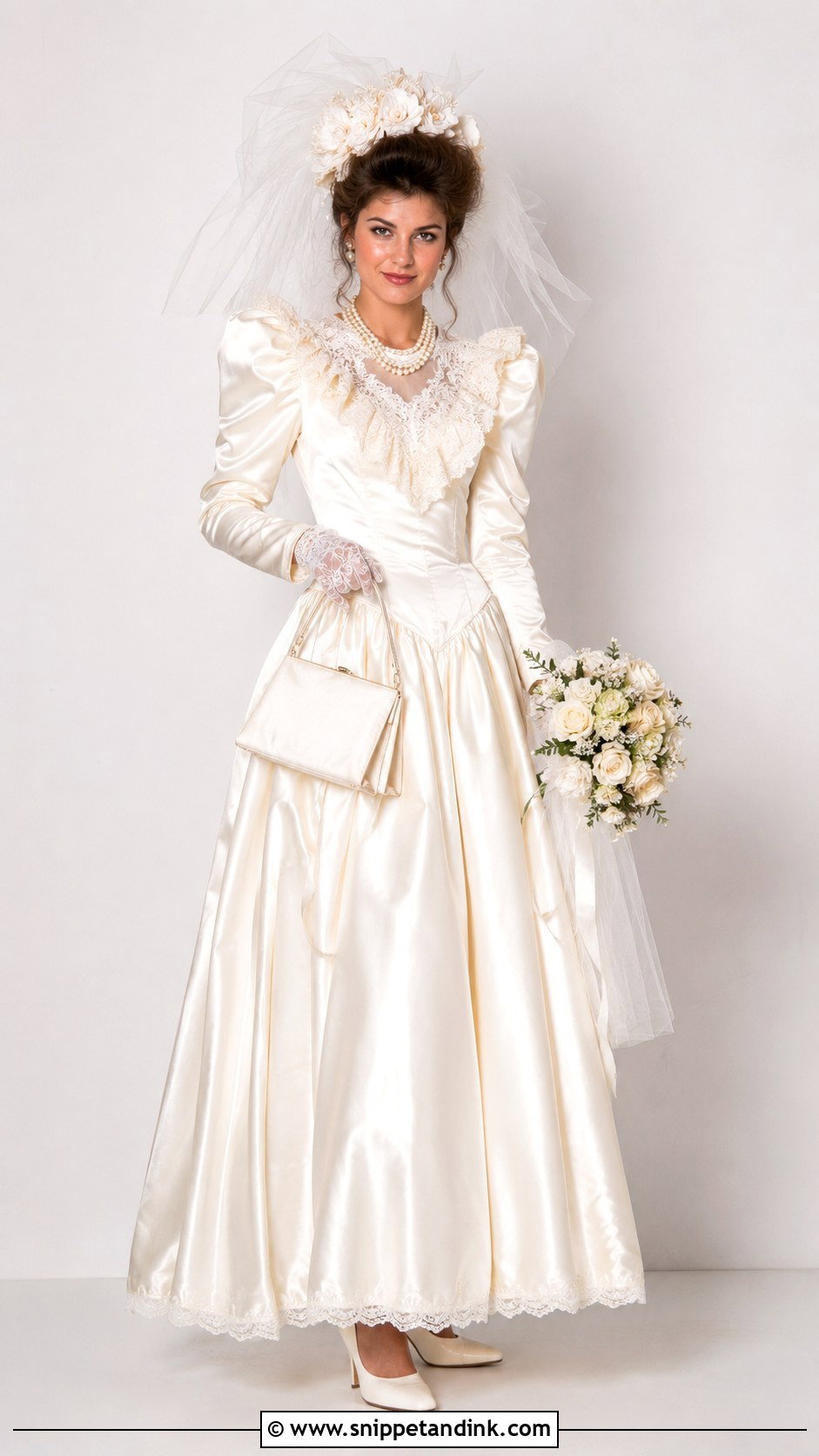 Retro Thrift Store Wedding Dress - Snippet and Ink - 20 Funny Ugly Wedding Dress Ideas