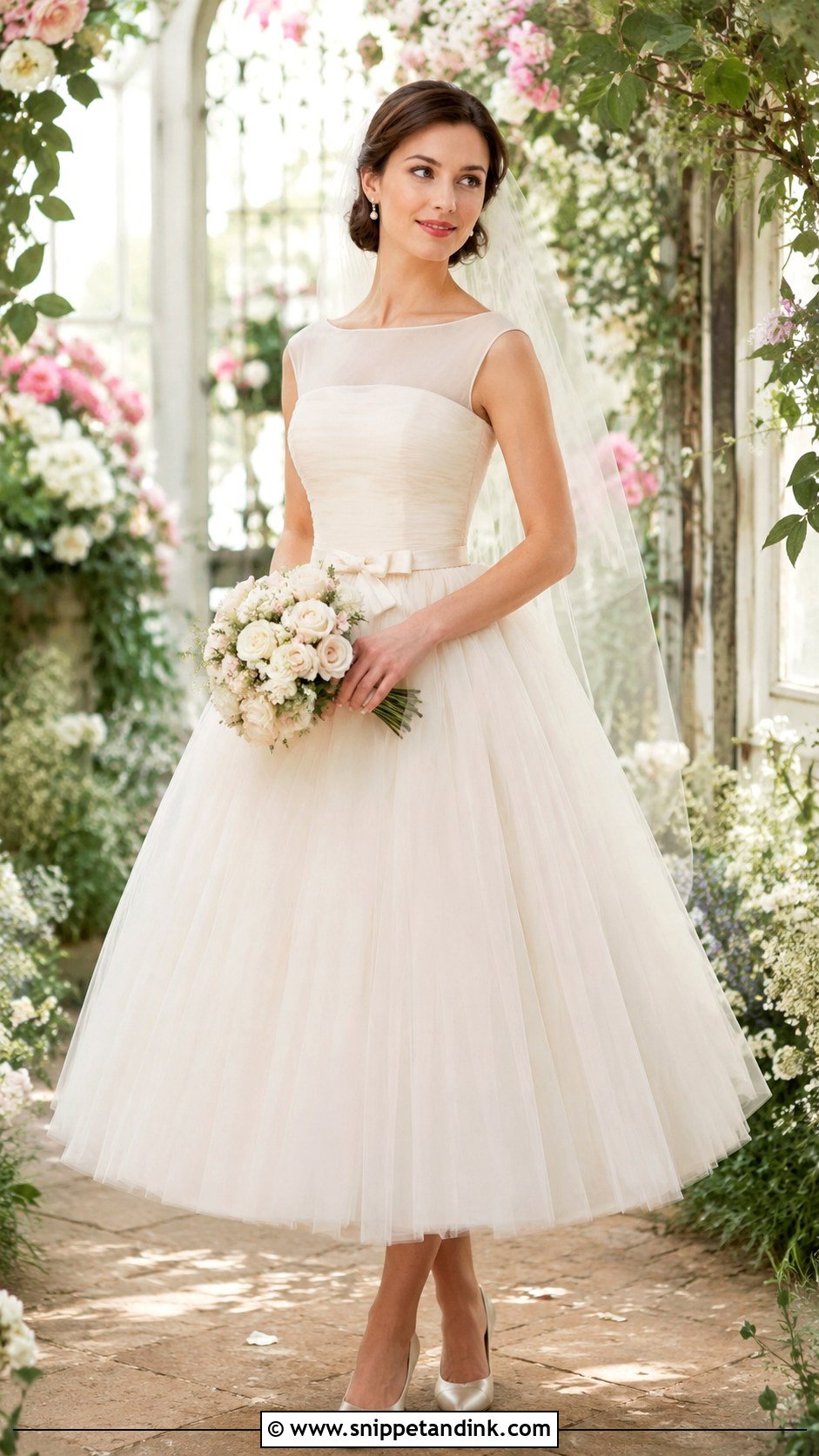 Retro Tulle Wedding Dress - Snippet and Ink - 25 Retro Wedding Dress Ideas