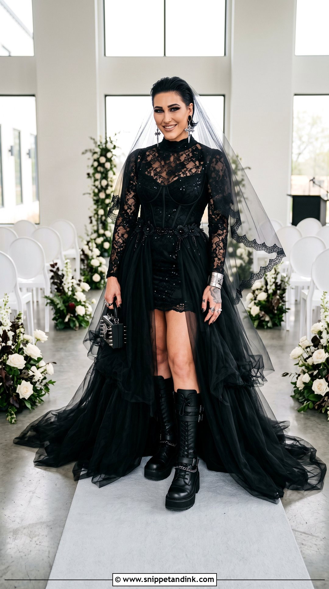 Rhea Ripley Wedding Dress With Detachable Skirt - Snippet and Ink - 20 Rhea Ripley Wedding Dress Ideas