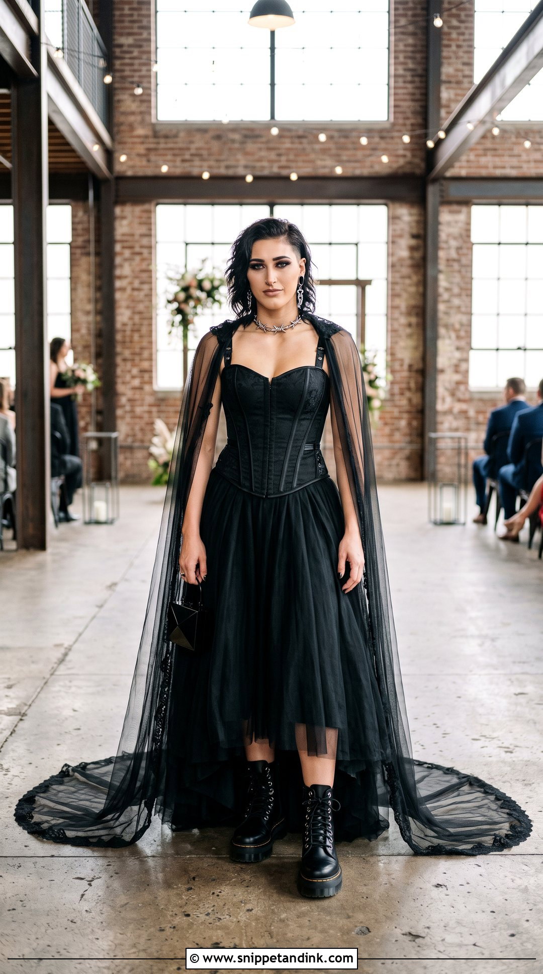 Rhea Ripley Wedding Dress With Platform Boots - Snippet and Ink - 20 Rhea Ripley Wedding Dress Ideas