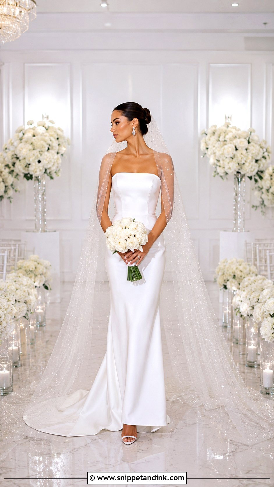 Rhinestone Custom Veil - Snippet and Ink - 25 Custom Veil Ideas