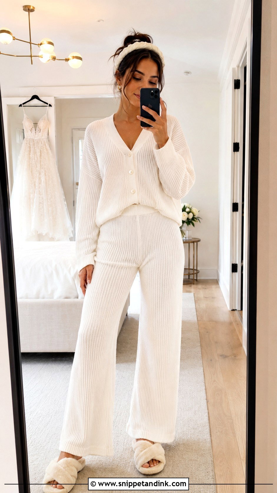 Ribbed Knit Bridal Pyjamas - Snippet and Ink - 20 Bridal Pyjamas Ideas