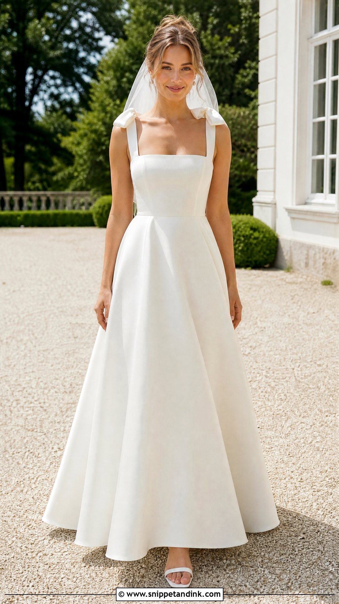 Ribbon Strap Wedding Dress - Snippet and Ink - 20 Ribbon Wedding Dress Ideas