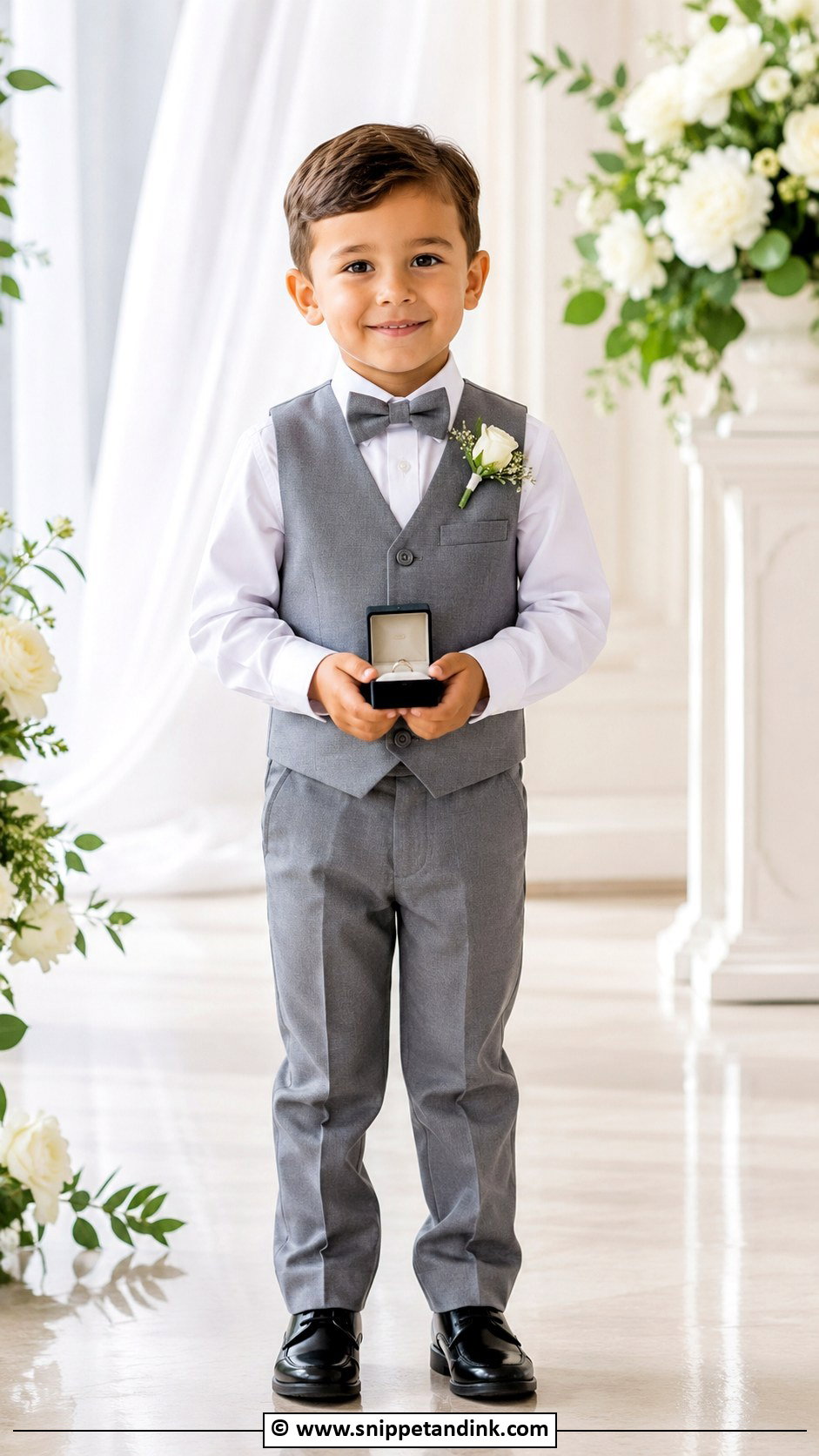 Ring Bearer Vest Outfit - Snippet and Ink - 30 Ring Bearer Ideas