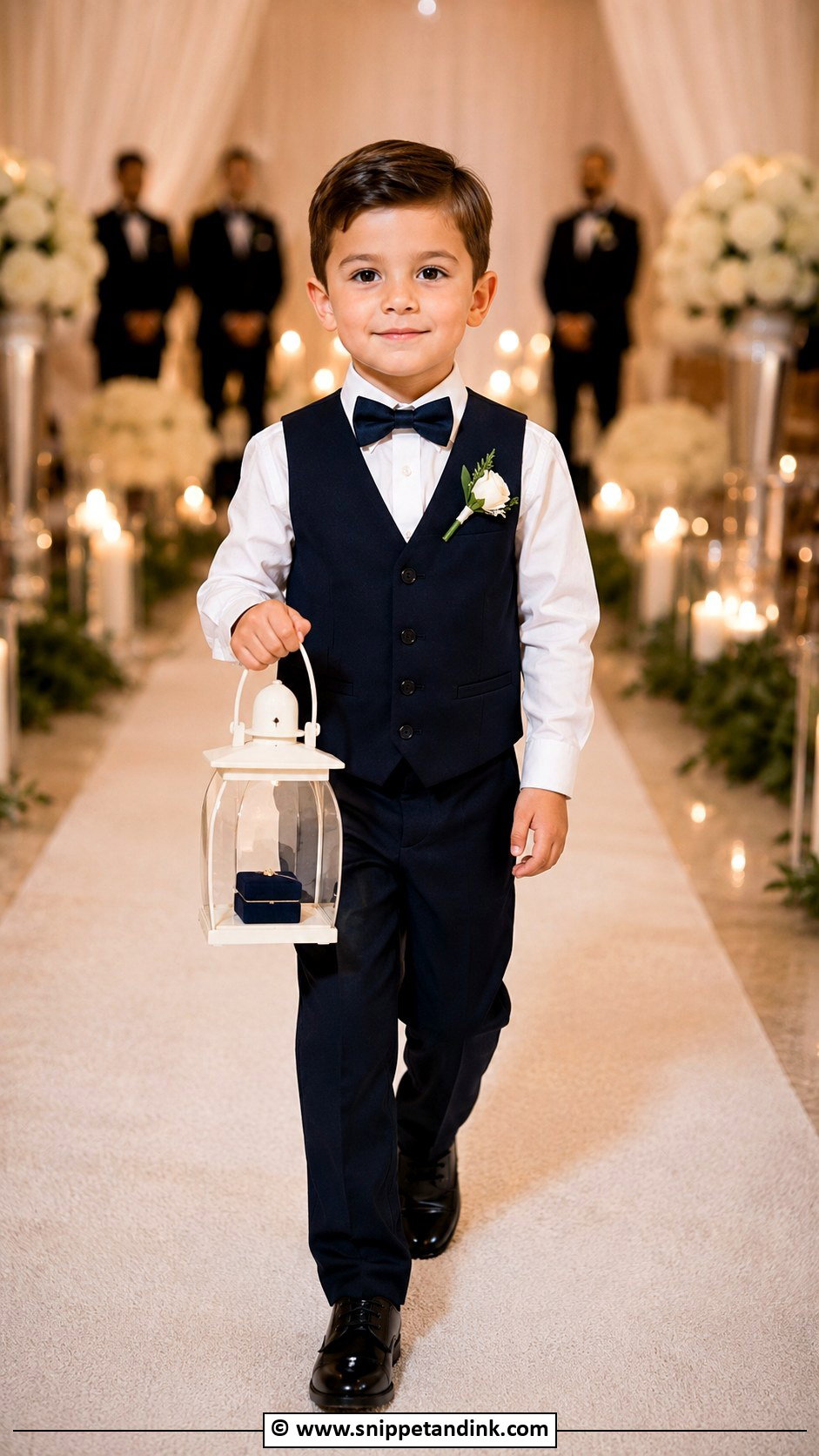 Ring Bearer With Lantern - Snippet and Ink - 30 Ring Bearer Ideas