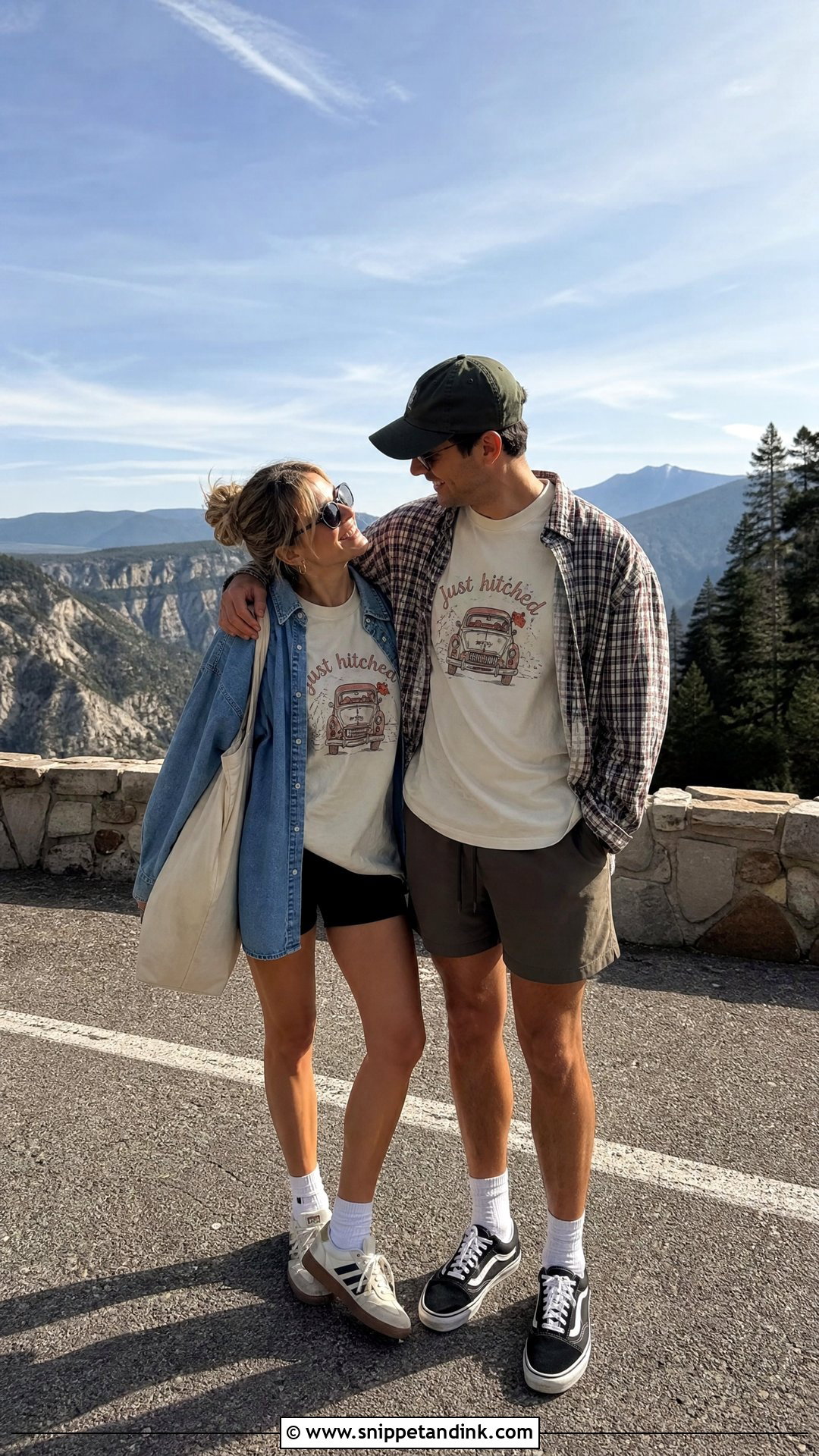 Road Trip Honeymoon Shirt Outfit - Snippet and Ink - 20 Honeymoon Shirts Ideas