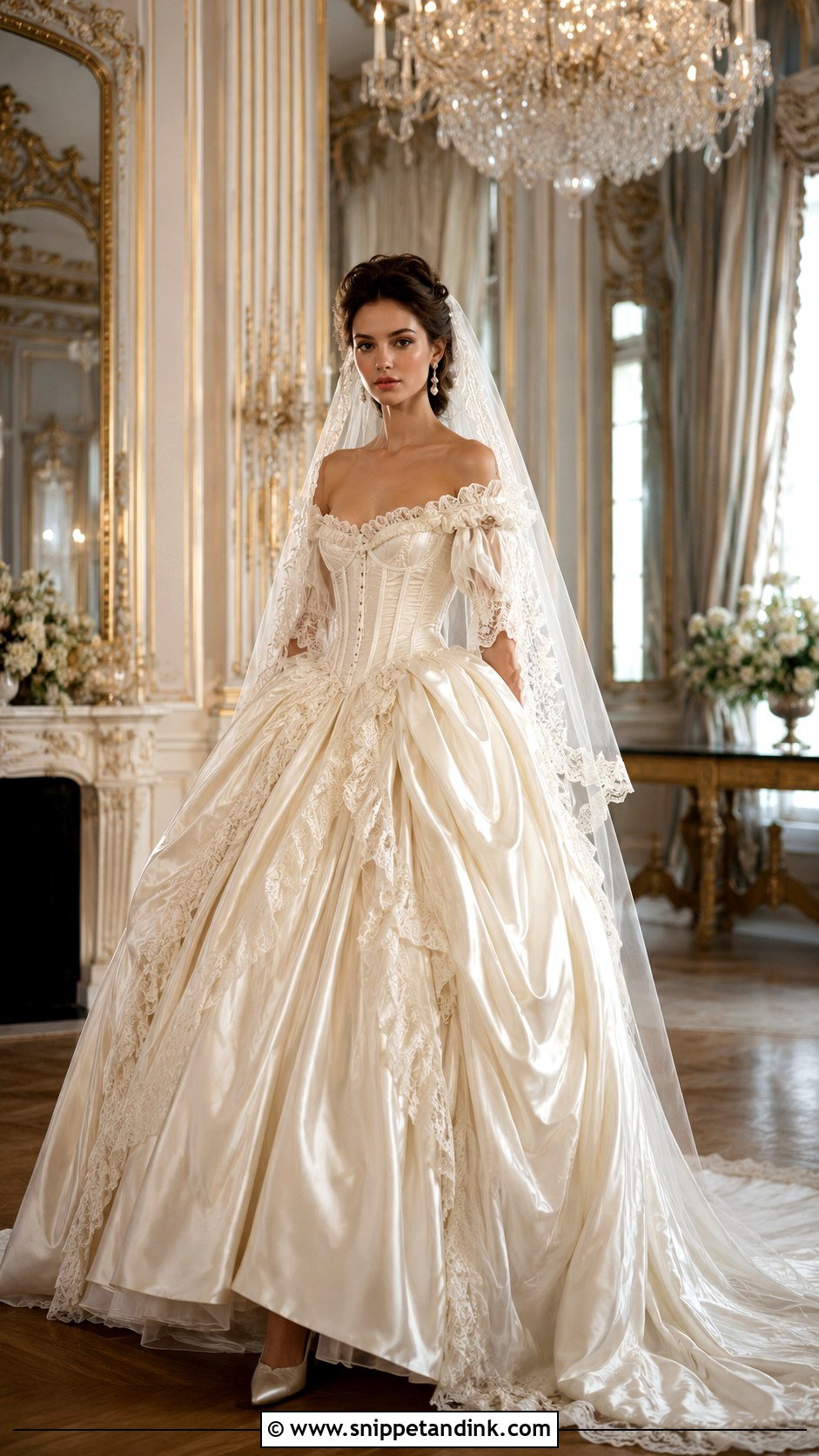 Rococo Ball Gown Wedding Dress - Snippet and Ink - 25 Rococo Wedding Dress Ideas