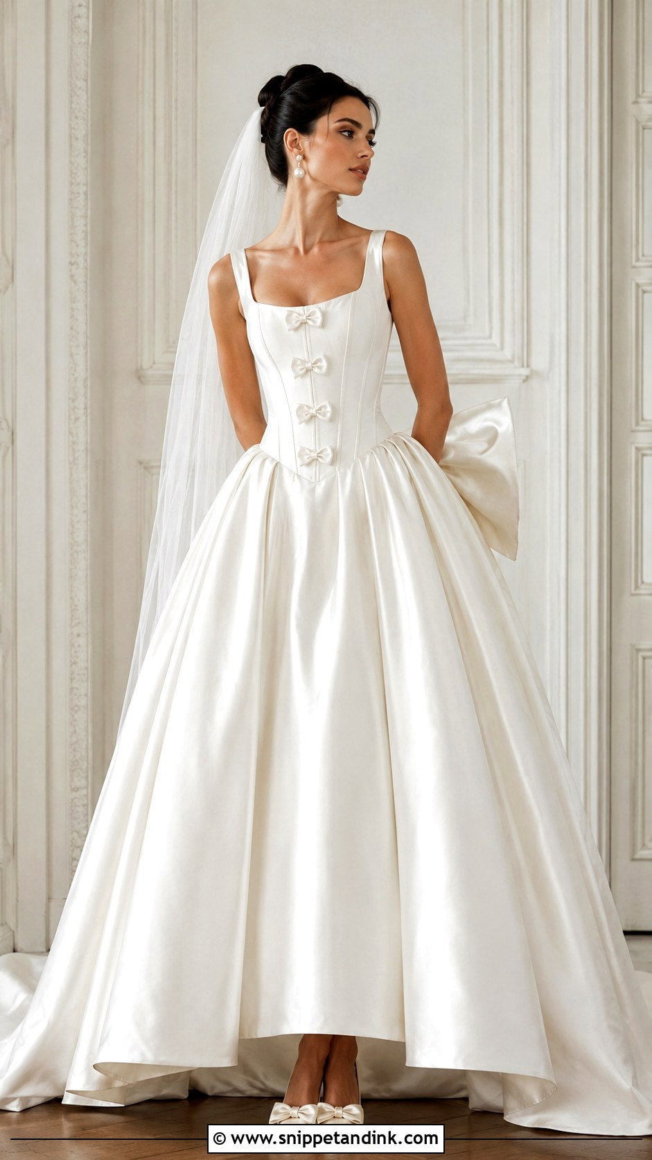 Rococo Bow Wedding Dress - Snippet and Ink - 25 Rococo Wedding Dress Ideas