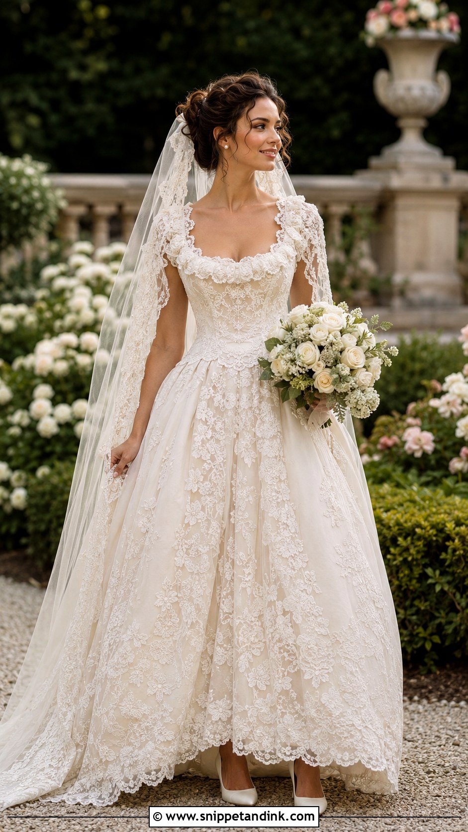 Rococo Lace Wedding Dress - Snippet and Ink - 25 Rococo Wedding Dress Ideas